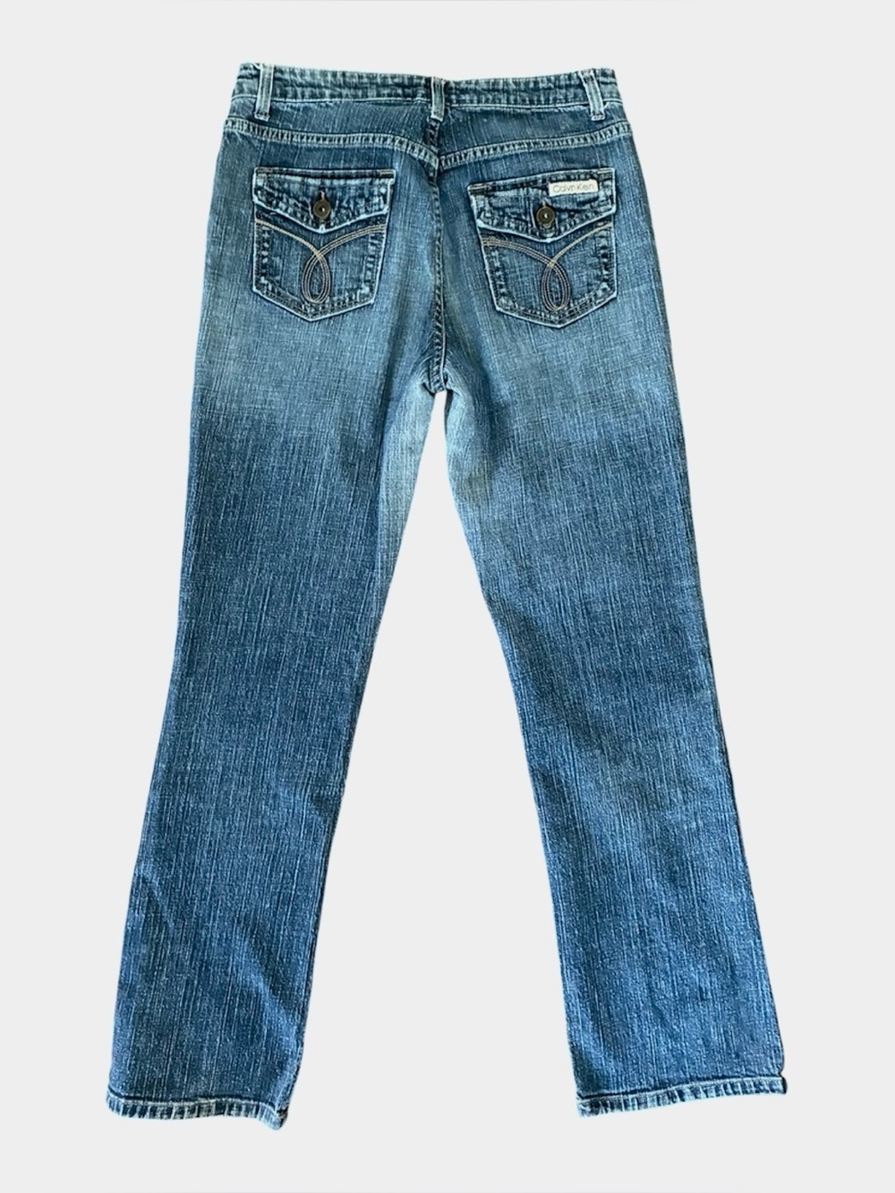 Vintage Calvin Klein Straight Leg Mid Rise Medium Wash Jeans